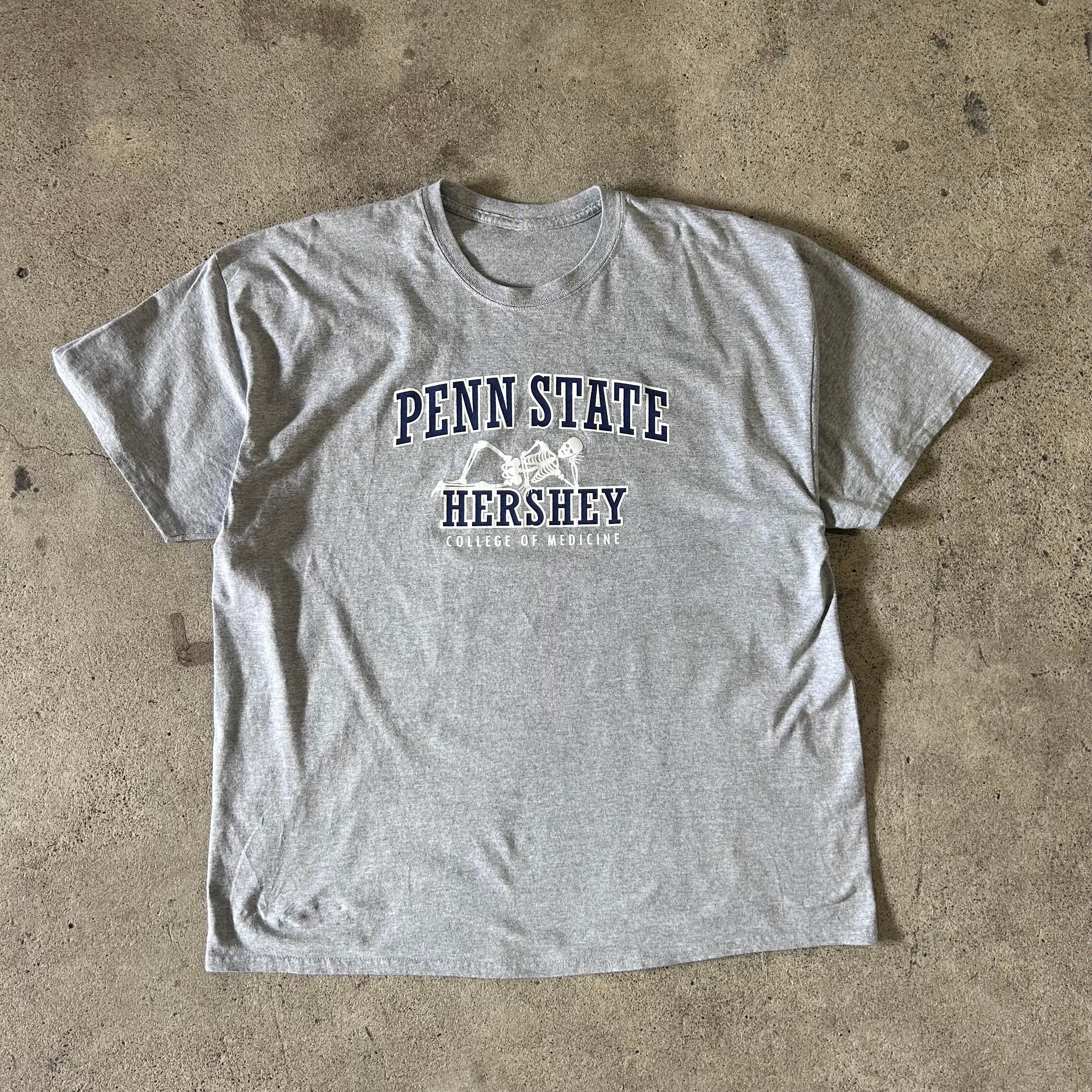 PENN STATE HERSHEY T-shirt ペンシルバニア スカル 面白 カレッジ プリント ＃505118 kapre