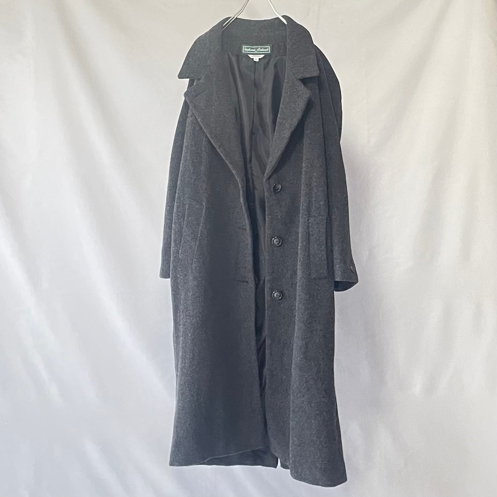 モヘアコートドイツ製ウールヴィンテージ古着 ロングコート