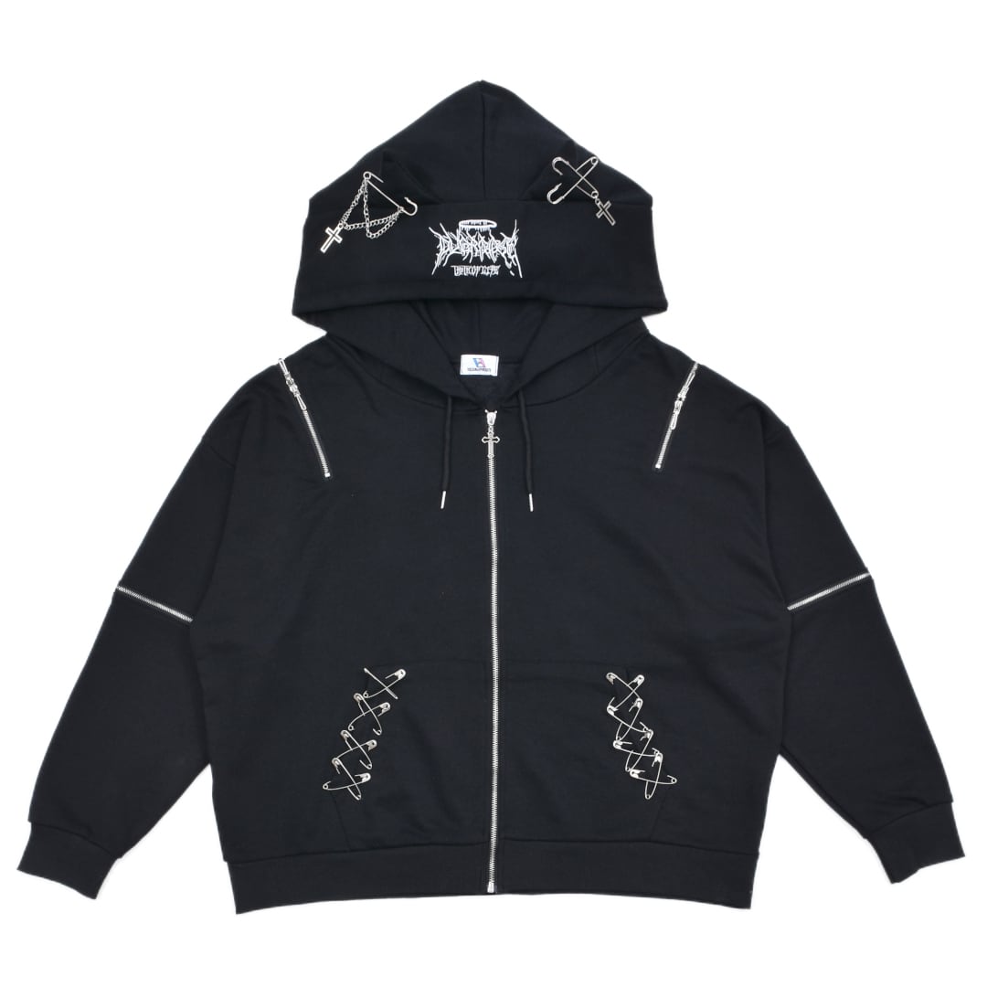 4/25 WHITE再入荷!】ネコ耳 PIN×ZIPパーカー | VOLCAN&APHRODITE 4/25 WHITE再入荷!】ネコ耳 PIN×ZIPパーカー | VOLCAN&APHRODITE