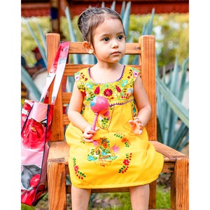 Mexican Embroidered Dress [Size 2T/95cm]