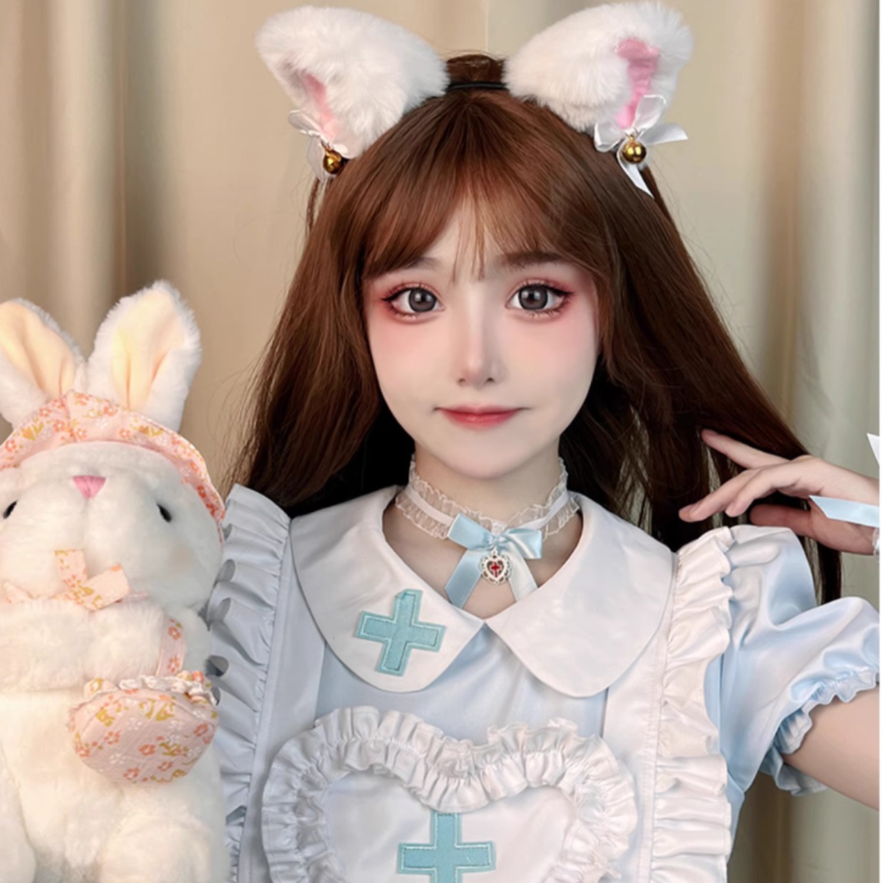 天使と悪魔 サブカル系 ロリータ メイド服 コスプレ