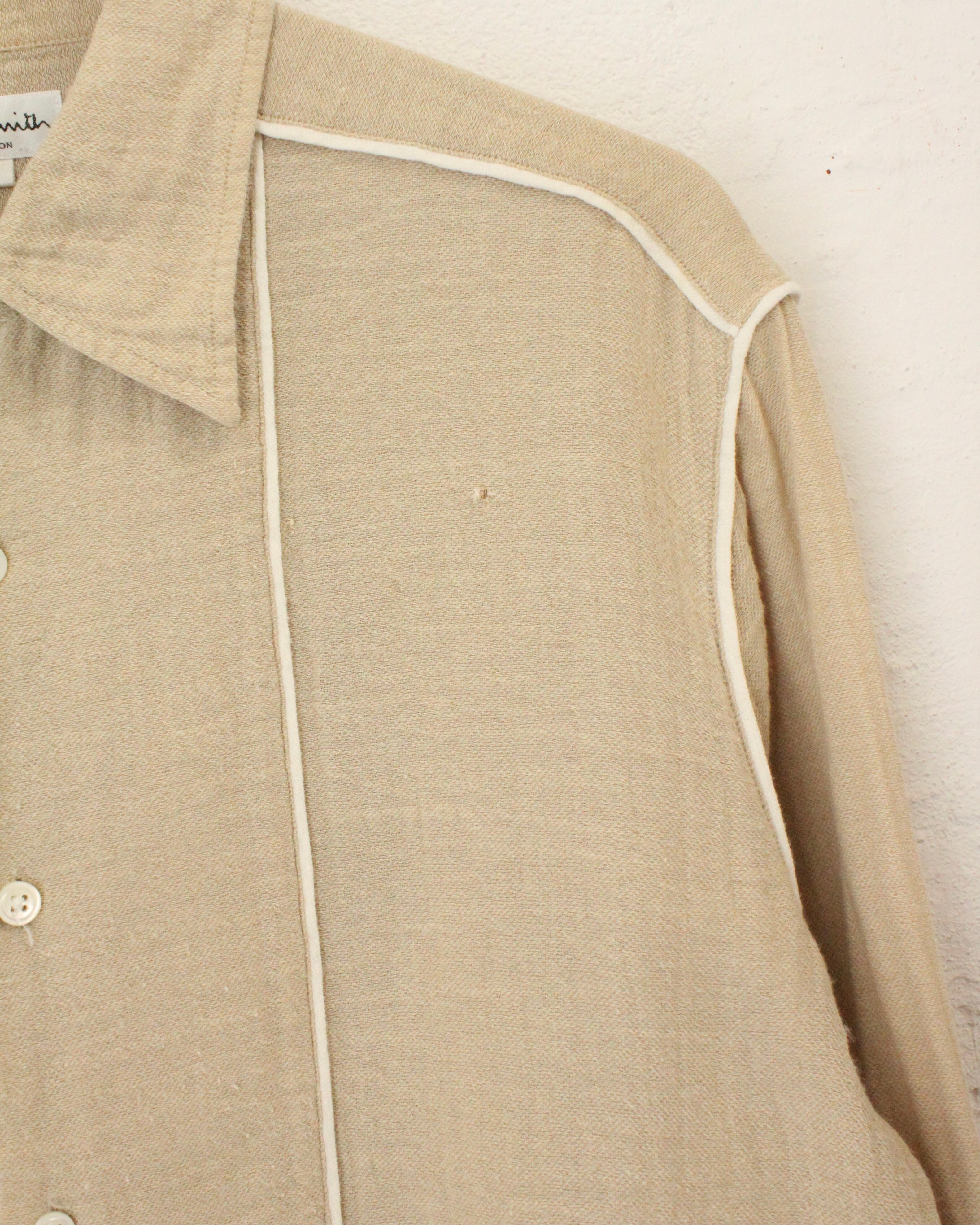 90s Paul Smith Cotton×Linen L/S Shirt | VOLAR
