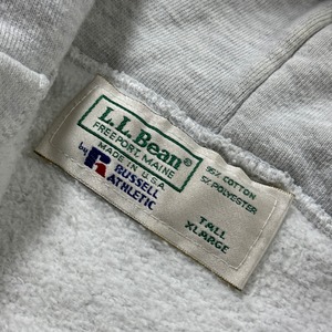 L.L.Bean × Russell 90s henry neck hoodie gray XL 古着