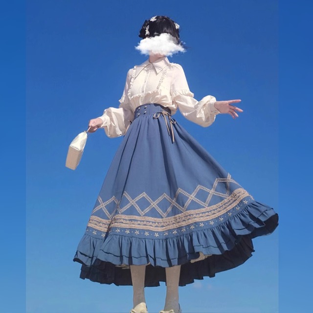 ロリータ('97米) SEASONZ クラロリ セットアップ 控えめ 普段使い ガーリー 甘め lolita