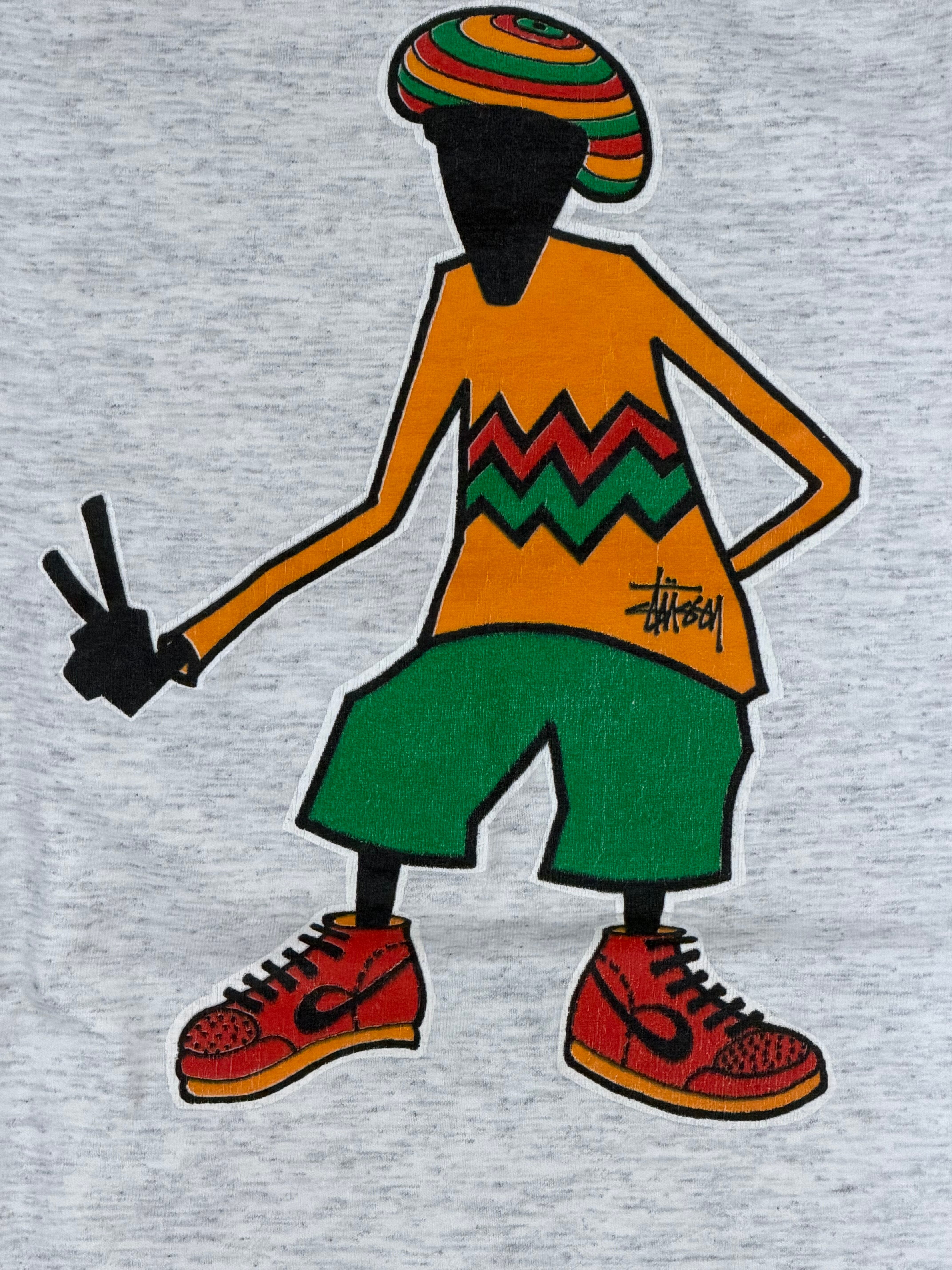 STUSSY Rastaman T-Shirt/ステューシー ラスタマン T-シャツ | 404VINTAGE