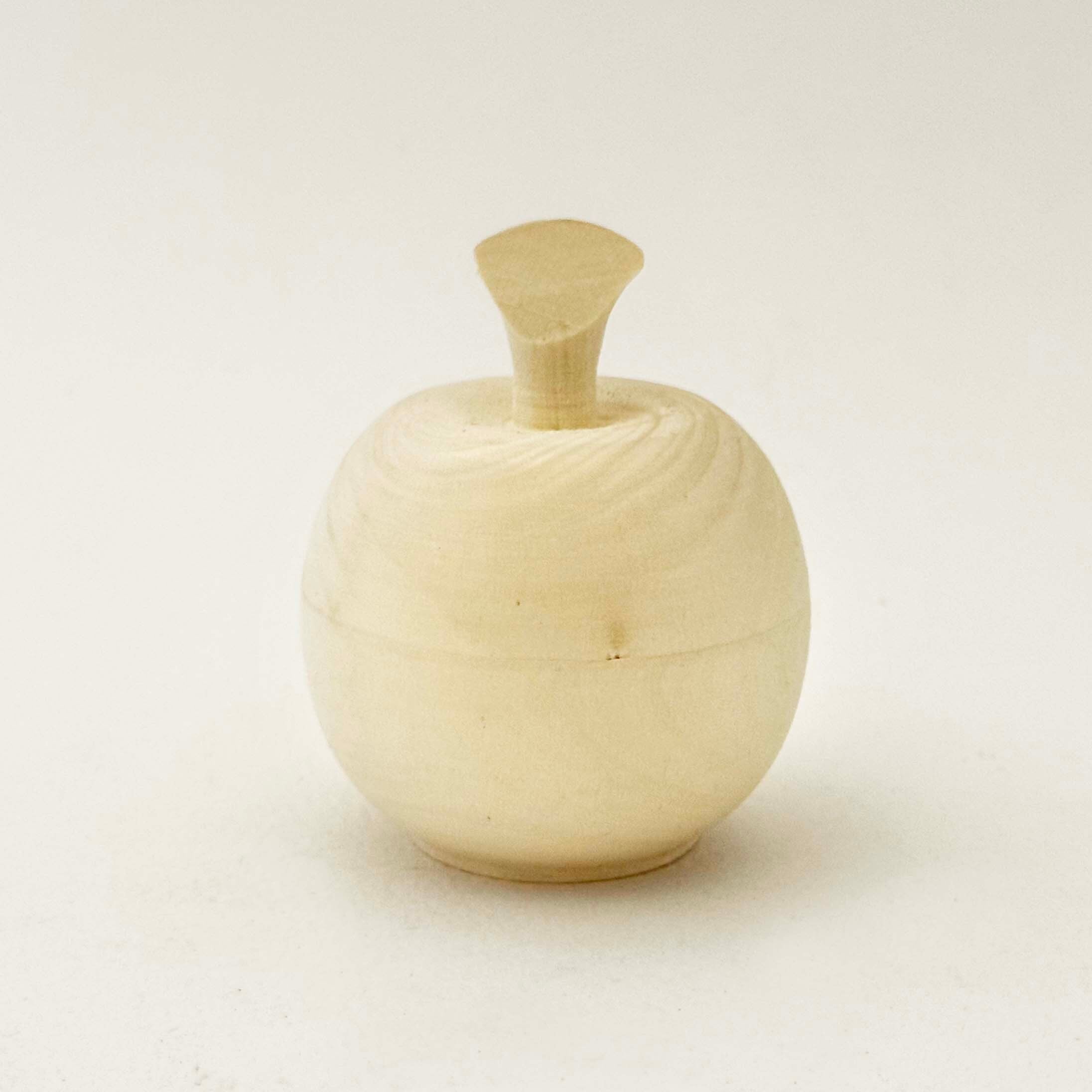 白木りんご小物入れ