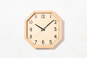 掛け時計 OCTAGON  CLOCK【NATURAL】