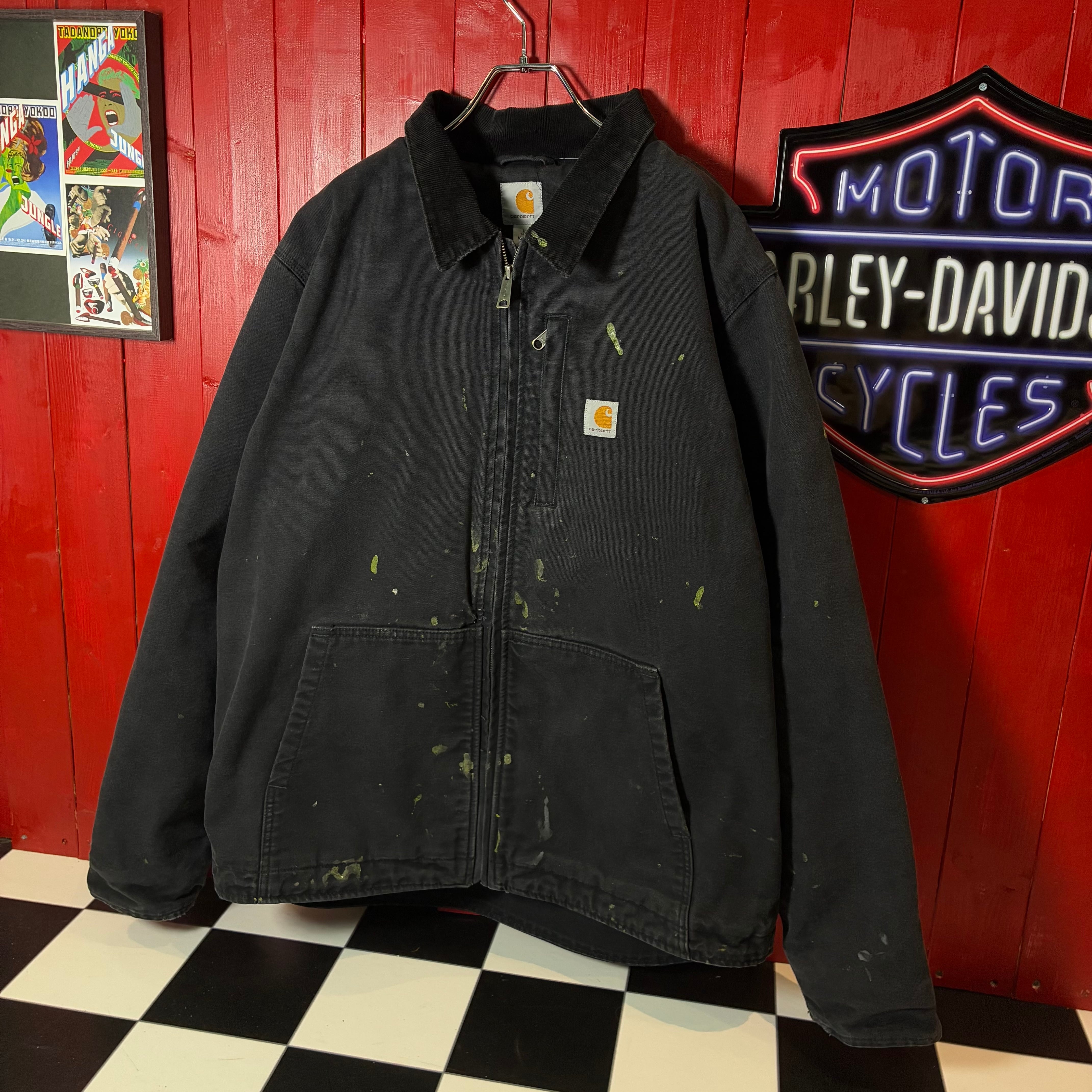 Carhartt Full Swing カーハートフルスイング デトロイト Carhartt FULL SWING ARM STRONG JACKET 黒 ダックジャケット