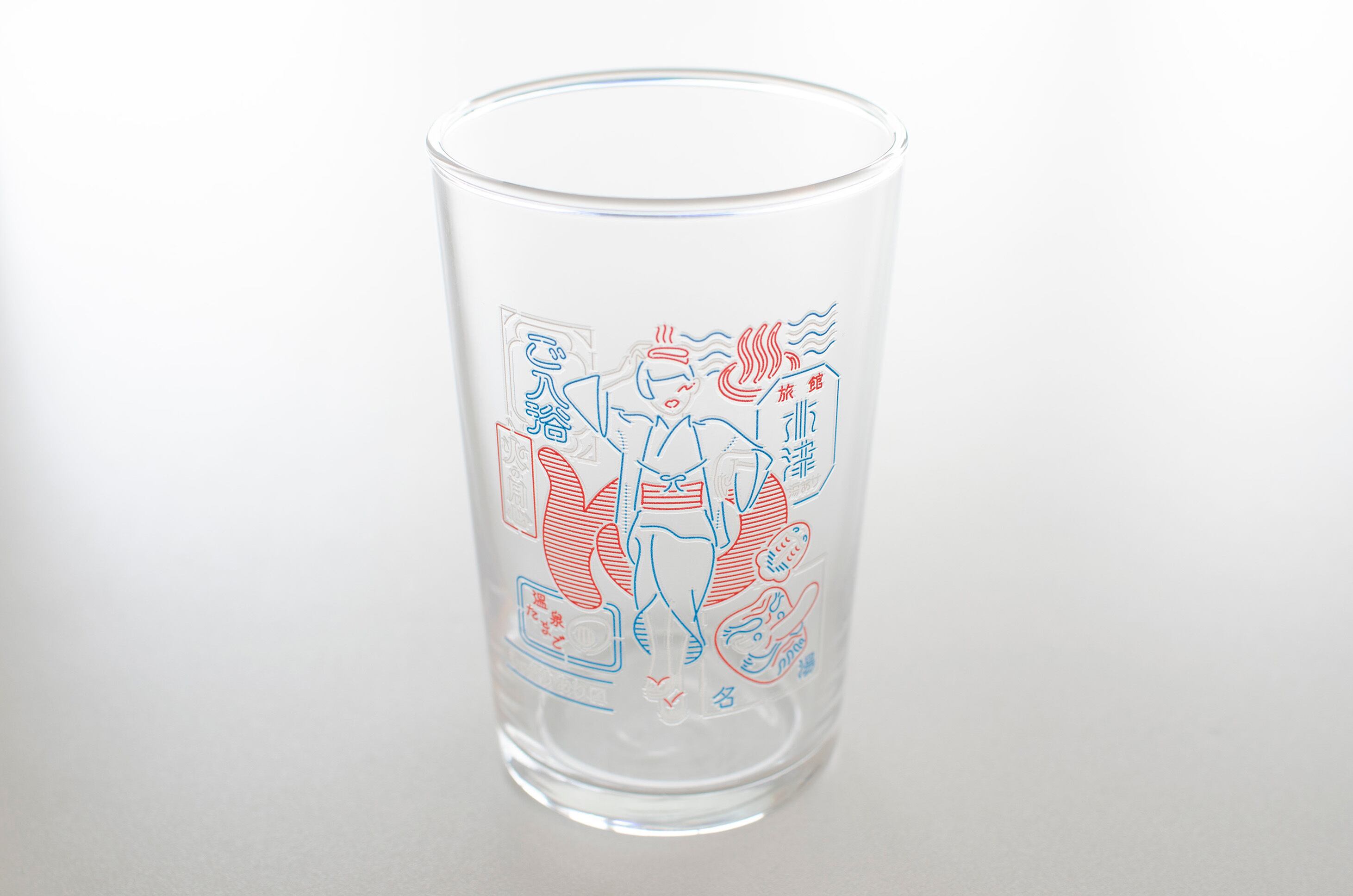 はらわたちゅん子 ゆのまちネオンビールグラス Museumshop T