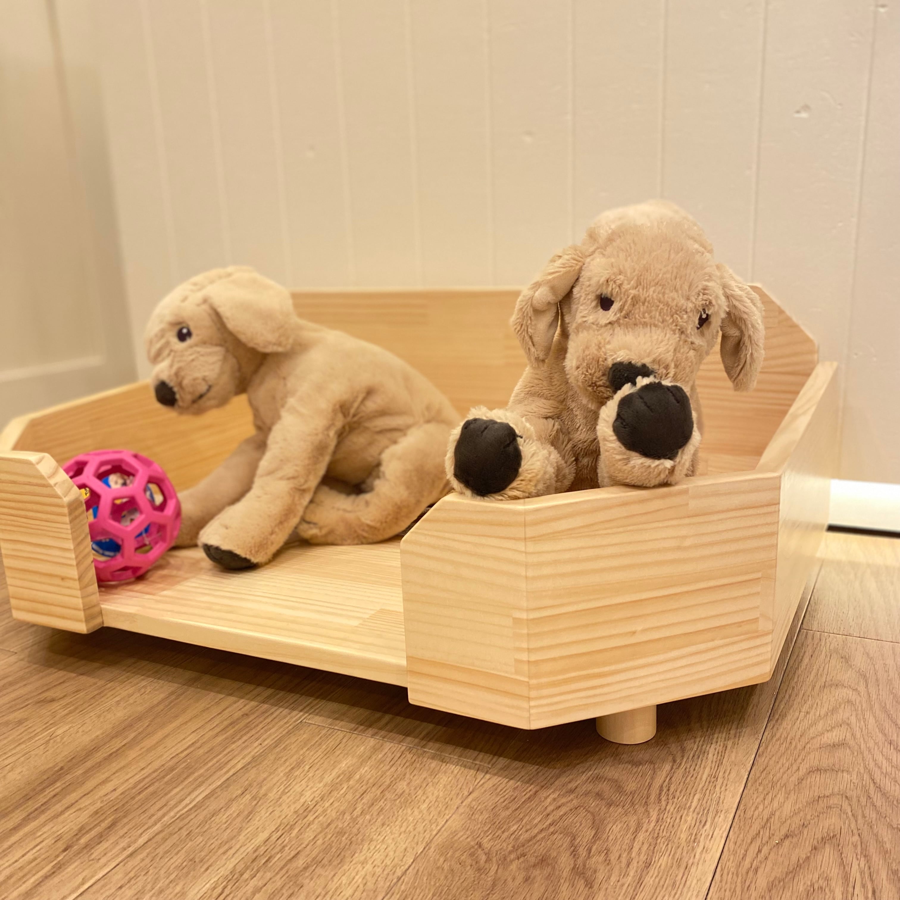 MY HOUSE -WOOD- (おしゃれ ホワイト ベット 室内 犬小屋 小型犬 中型