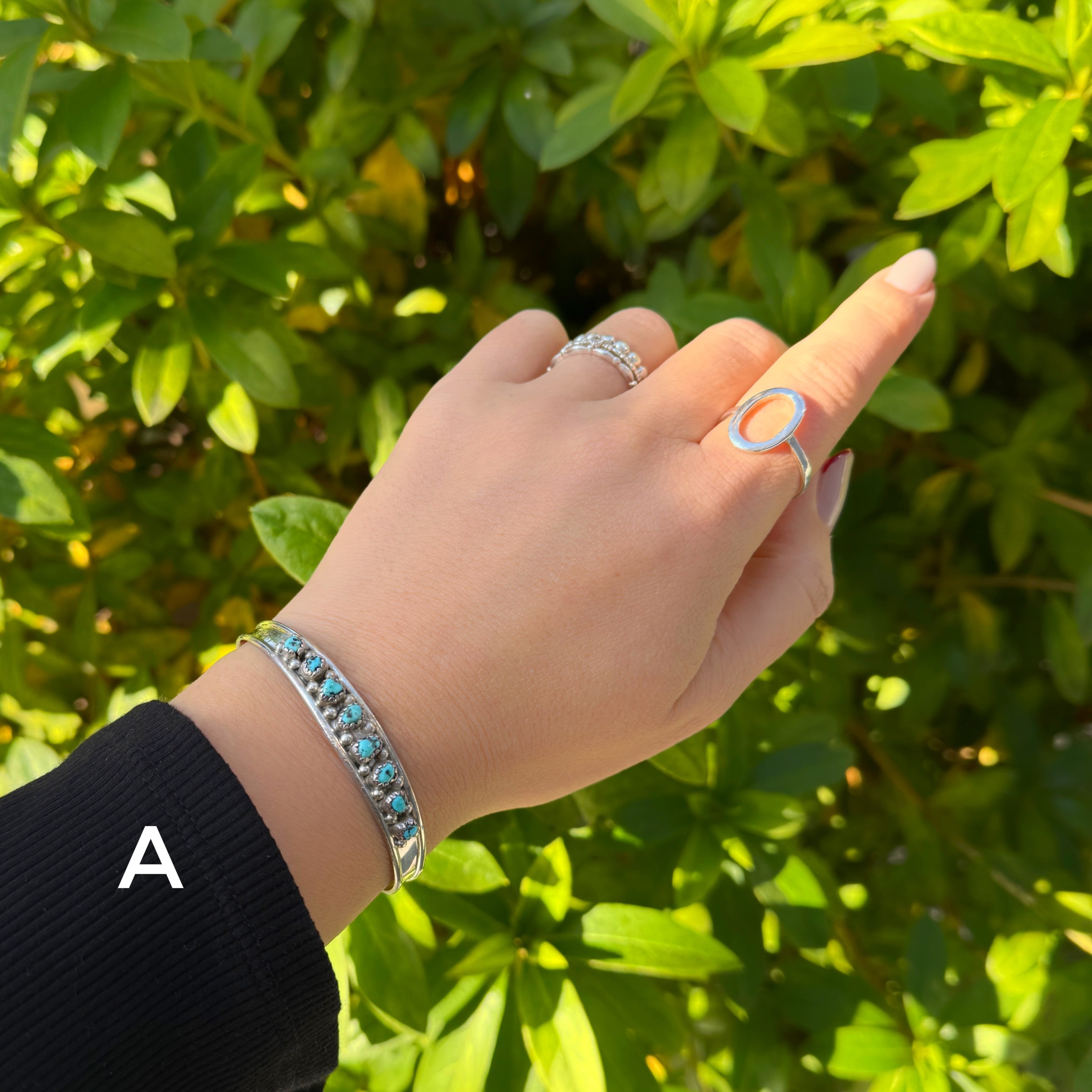 2点限定】《Indian Jewerly》8ストーン ターコイズ バングル | 【公式