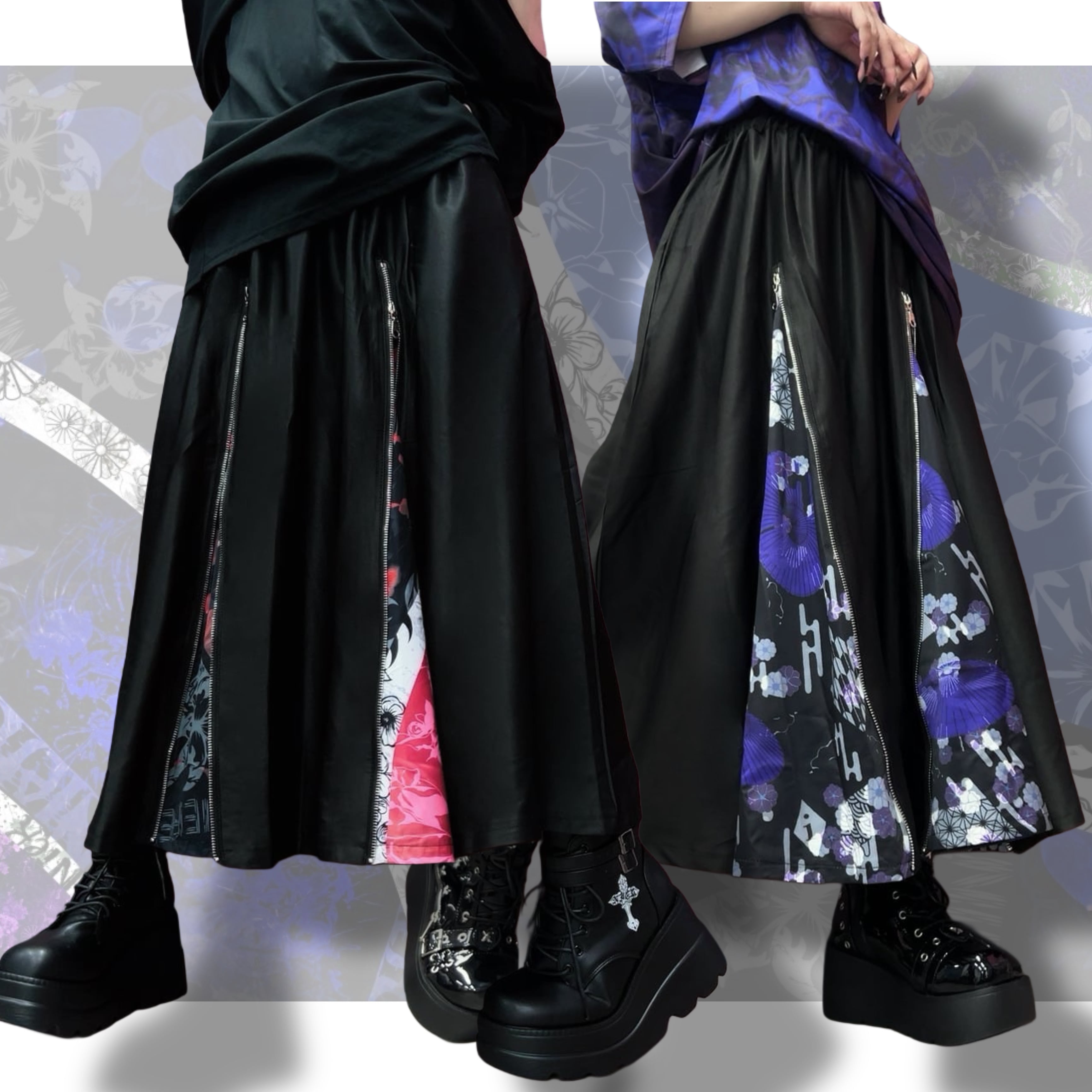 2nd Day☆驚愕の4000円超引き大特価》1/2和柄2WAY SKIRTガチャ【お1