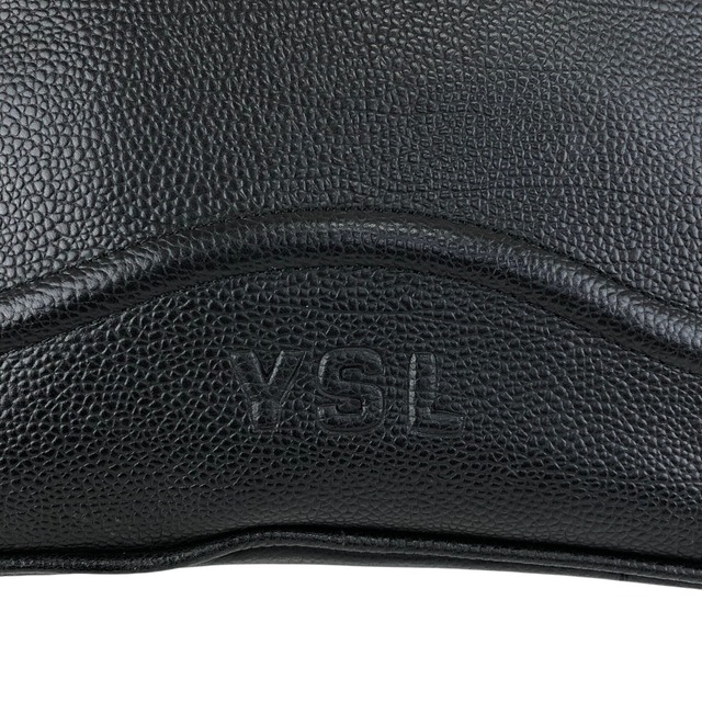 Yves Saint Laurent イヴ・サンローラン ハンドバッグ ブラック YSL レザー ミニボストン vintage ヴィンテージ オールド ygtkm5