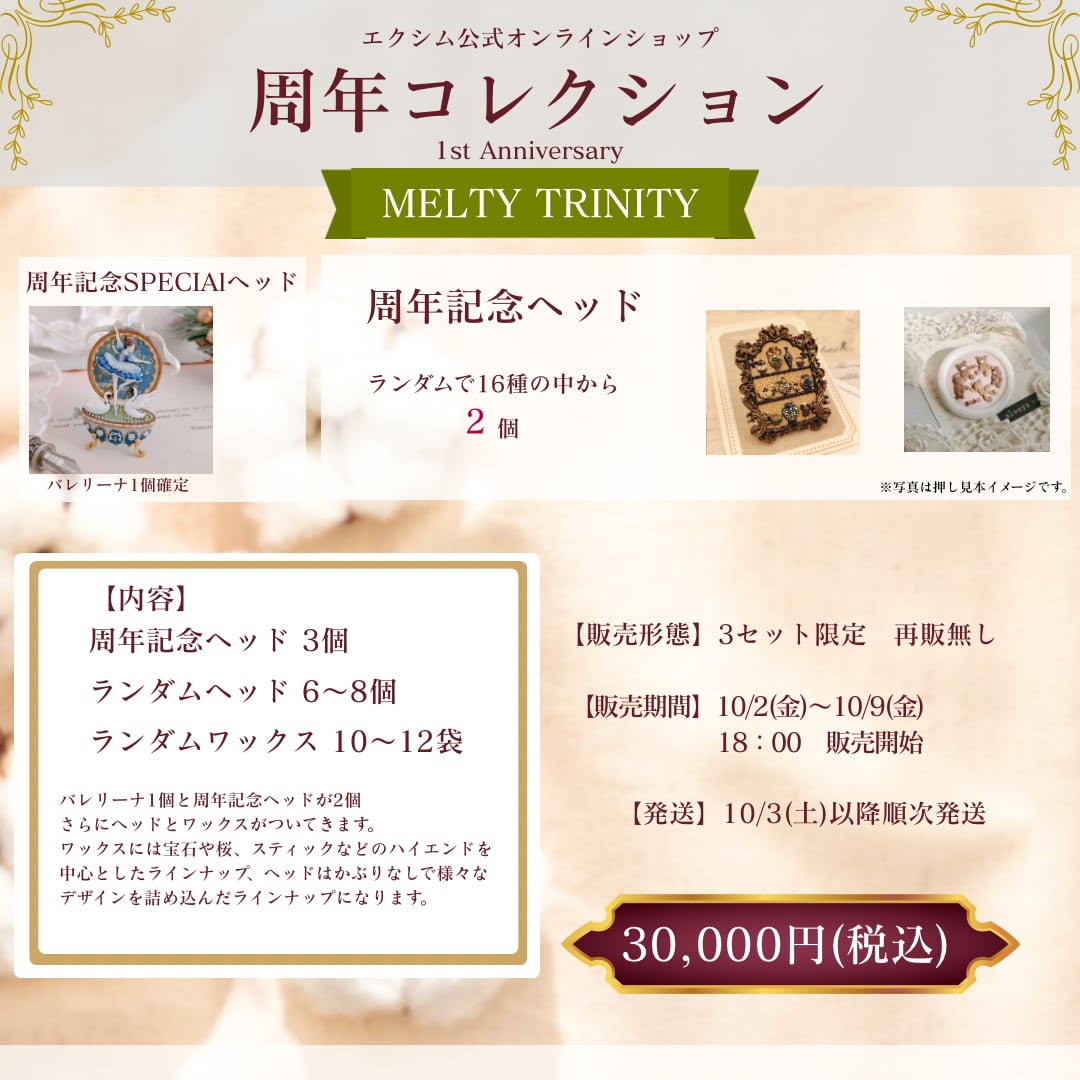 【周年コレクション】MELTY TRINITY バレリーナ