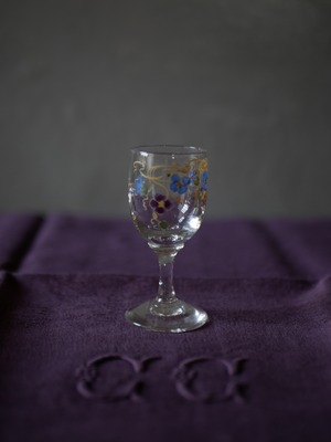 エナメルシリーズ part.4(a) リキュールグラス フランスアンティーク アンティークのある暮らし