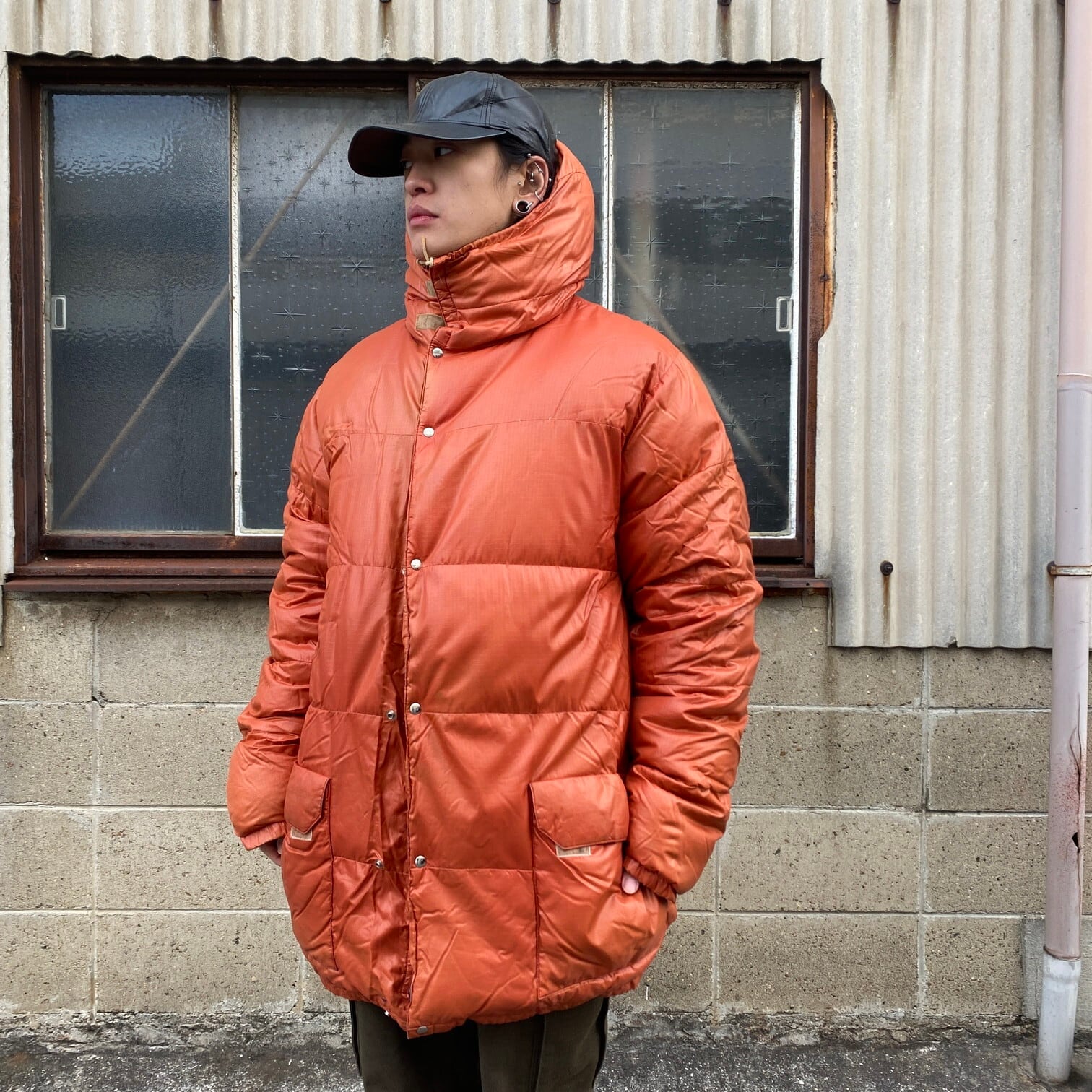 70年代 EMS ダウンジャケット メンズXL 古着 アウトドア 70s  