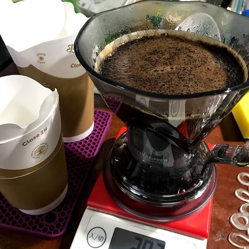 クレバー コーヒードリッパー【透明ブラック】　誰でも美味しい珈琲がドリップできる画期的なドリッパー