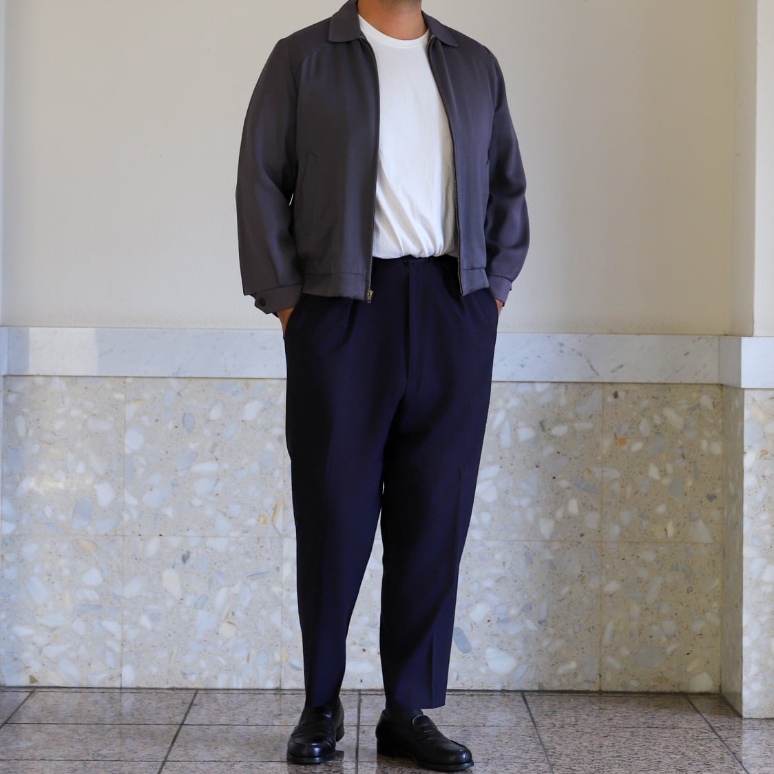 極美品】50s Vintage Special rayon jacket swing top blouson made in