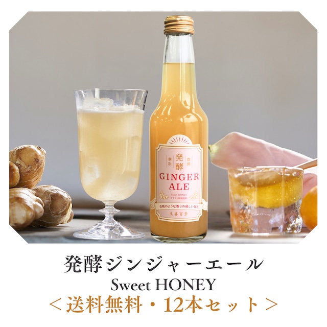 発酵ジンジャーエール Sweet HONEY 12本セット【送料無料！】