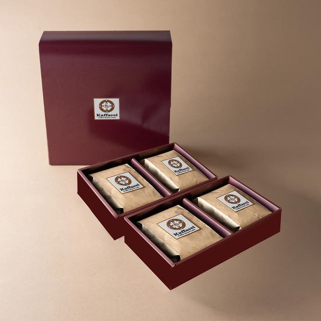 002 Kaffavel Ice Blend 珈琲豆 400g（200ｇｘ2)  BOX