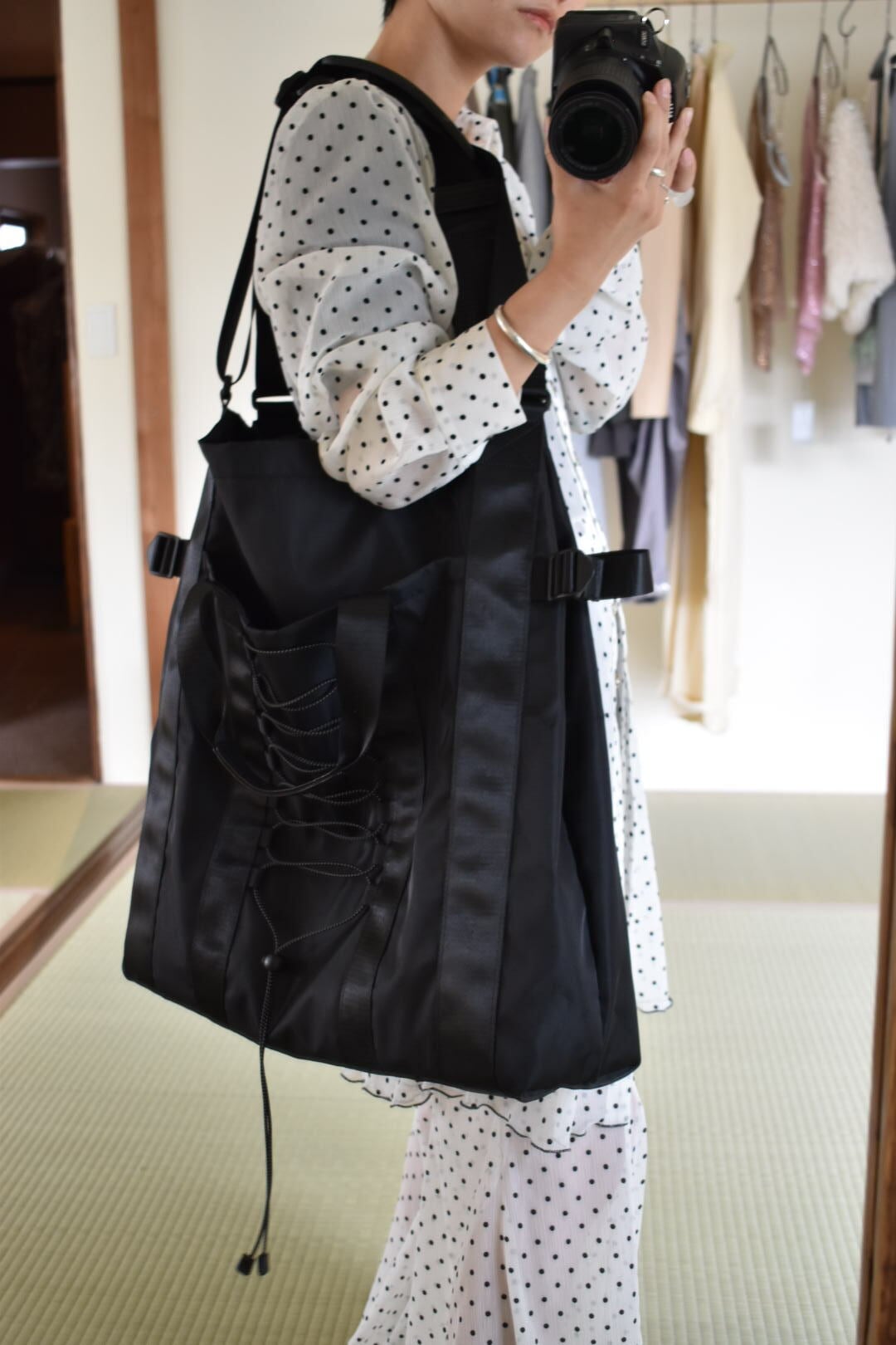 kishidamiki Oversized 2way bagkishidamiki