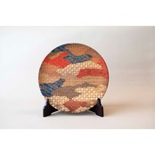 【飾り皿-壁掛け用】京小紋 Ornamental plate for wall hanging