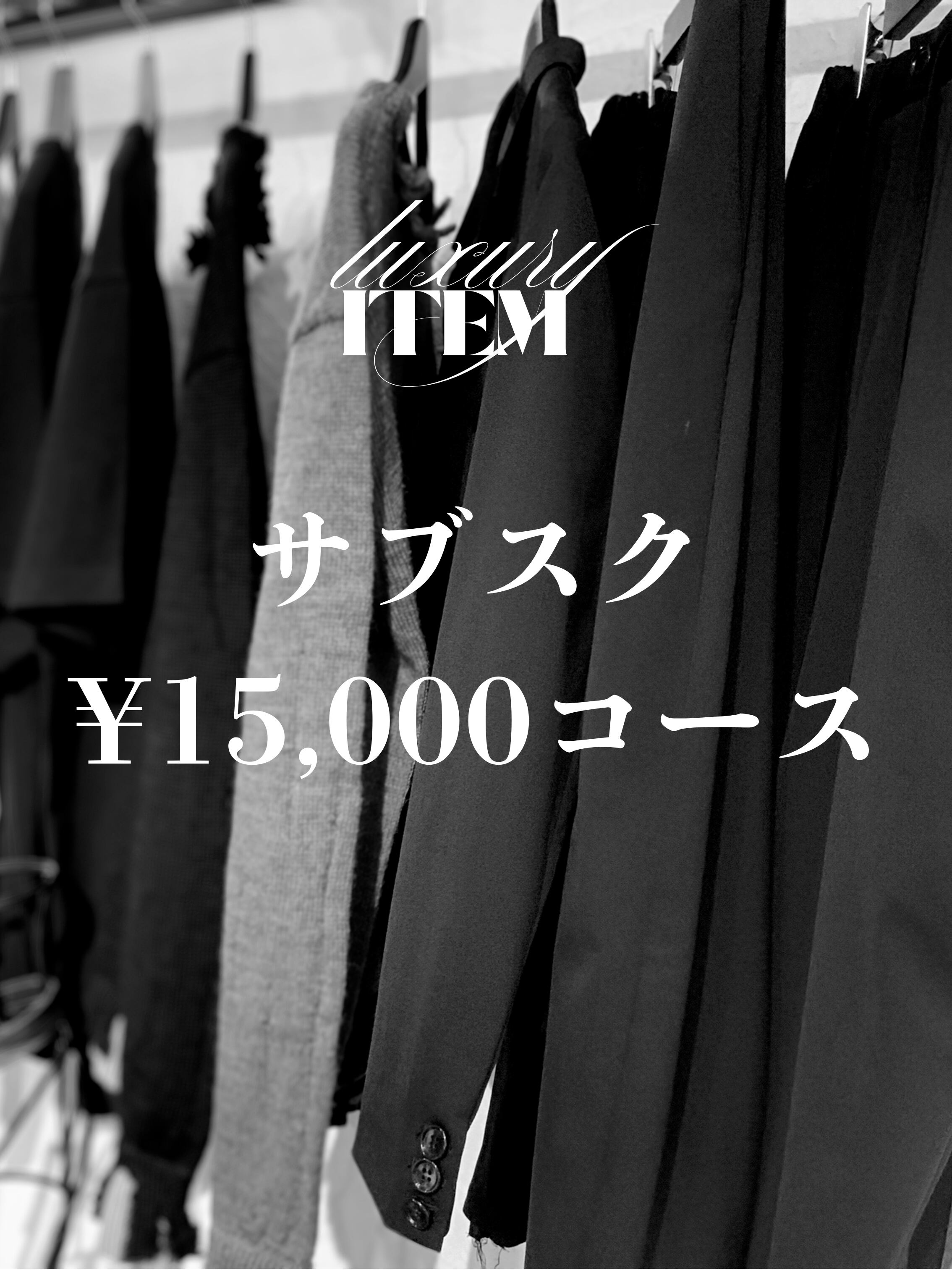 サブスク1万5千円(税込16,500)プラン