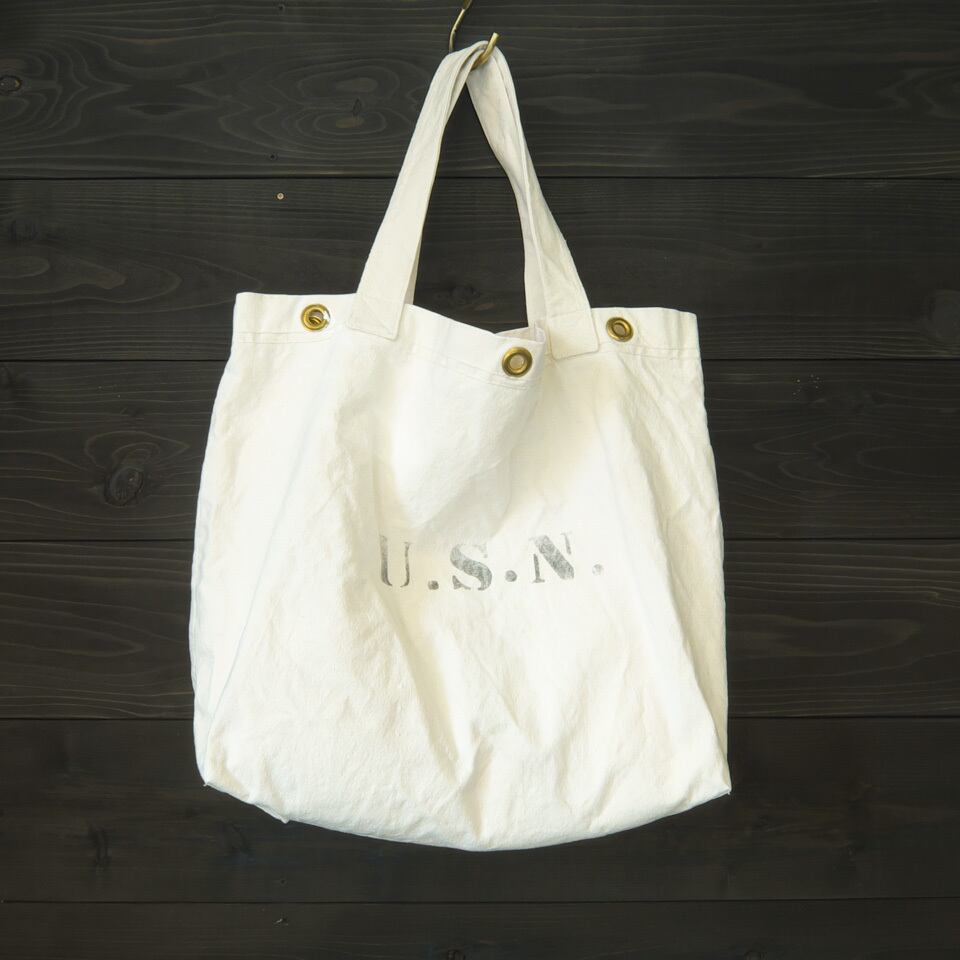 50's Handmade USNavy キャンバストートバッグ★