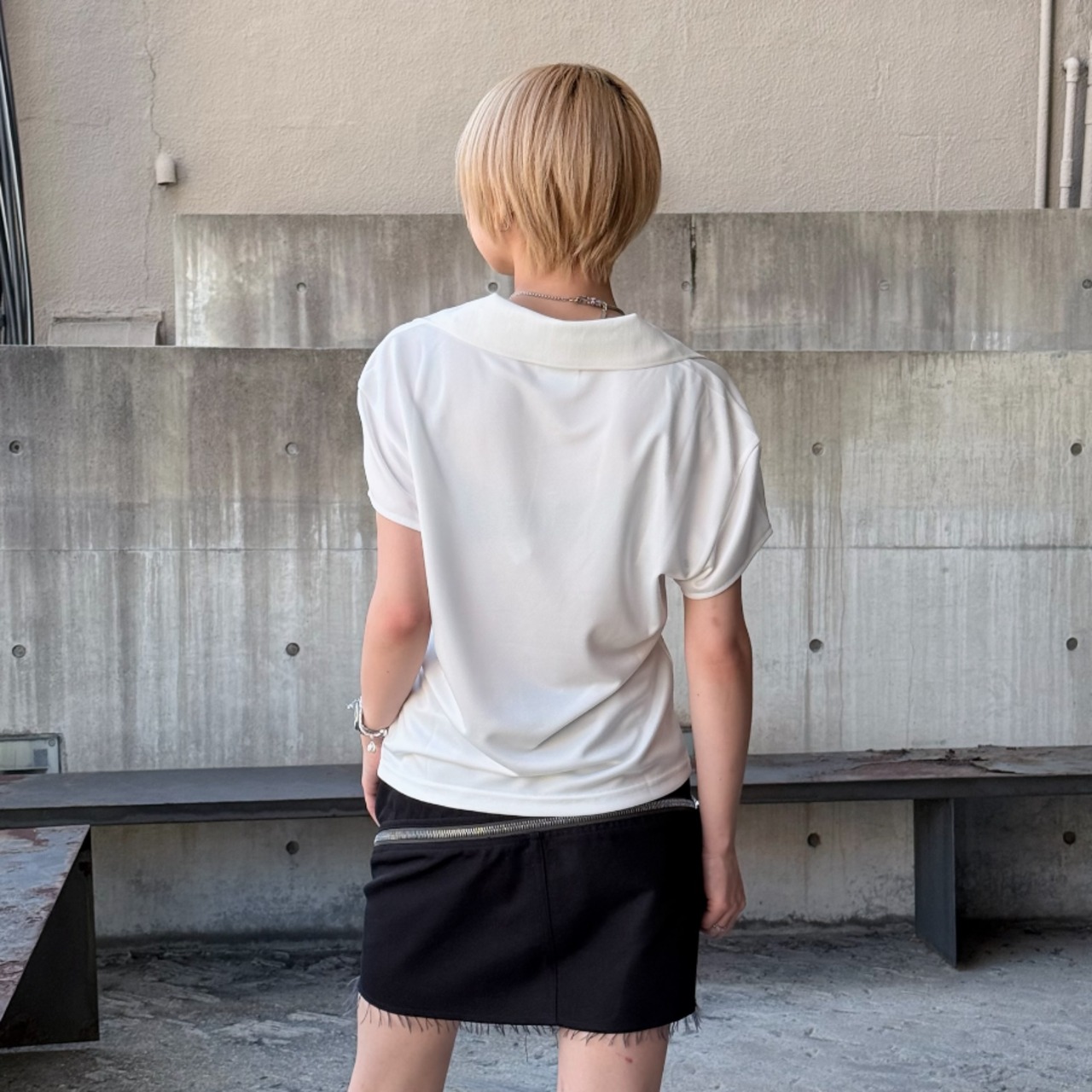 【Courrèges】SPORTS CROPPED POLO - 12