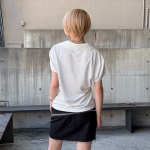 【Courrèges】SPORTS CROPPED POLO