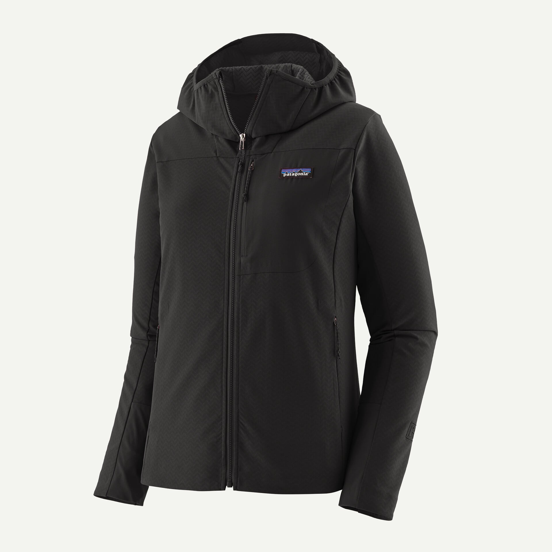 patagonia パタゴニア / ウィメンズ・R1 クロスストラタ・フーディ #BLK