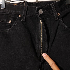 極美品 31×30 505-0260 USA 99年 Levi’s サルファーブラックデニムパンツ リーバイス