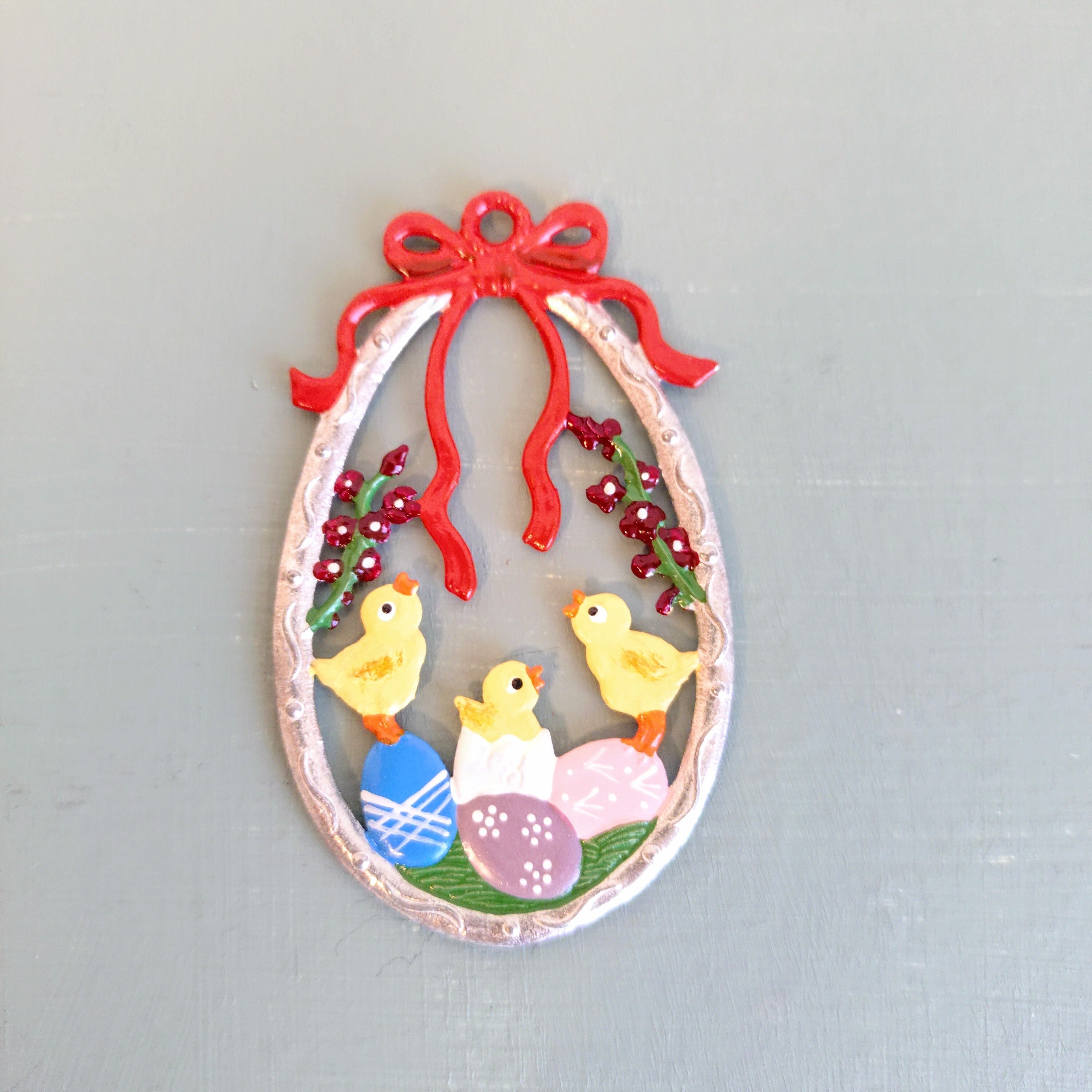 うさぎの卵売りA 錫飾り | POLKA ドイツ工芸品