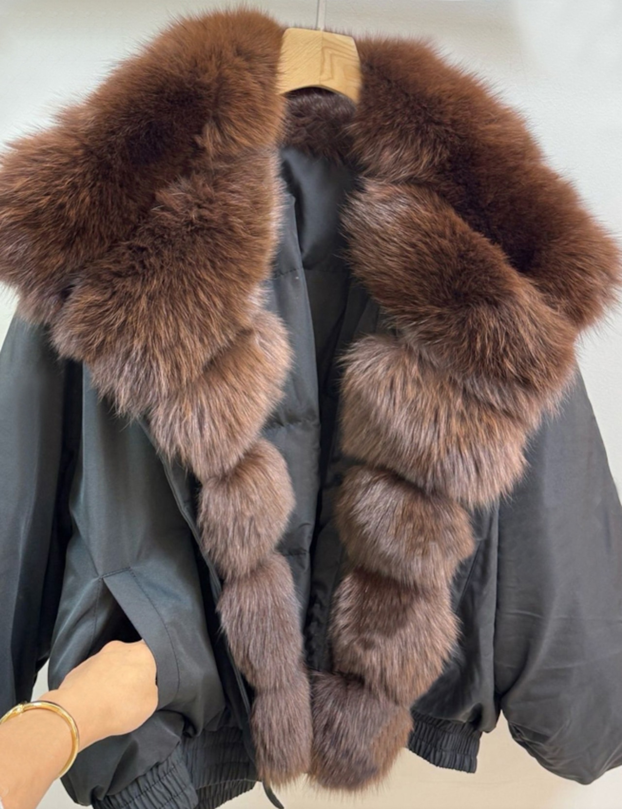 【25aw】Goose-Down 100%& Faux Fur Jacket_2colors