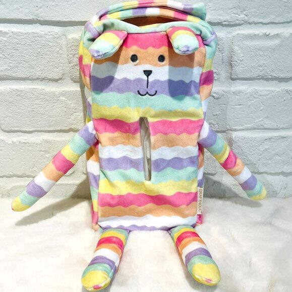 CH】Tie dye border CRAFT ティッシュボックスカバー Tie dye border