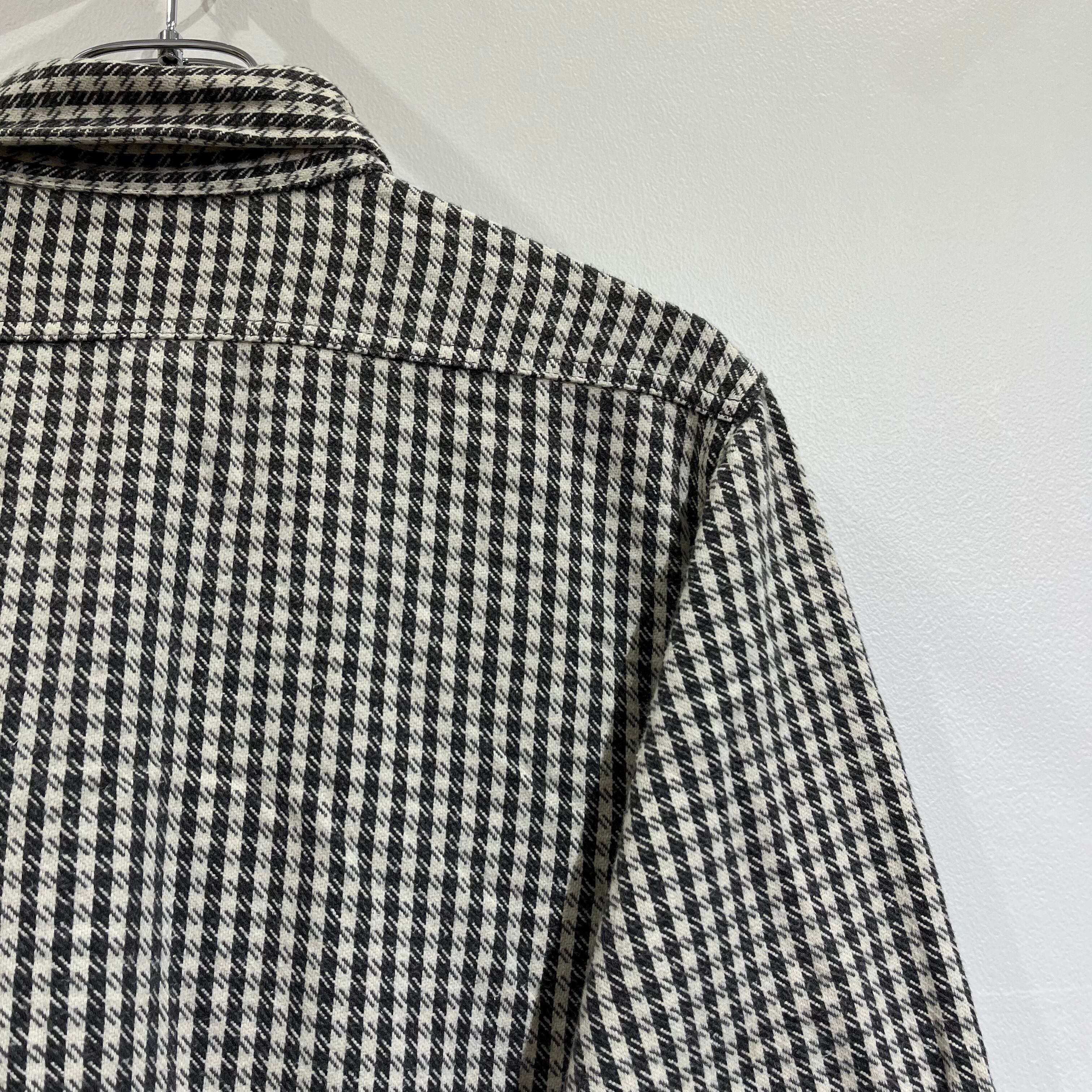 80s Frostproof Flannel Shirt 80年代 フロストプルーフ 白黒