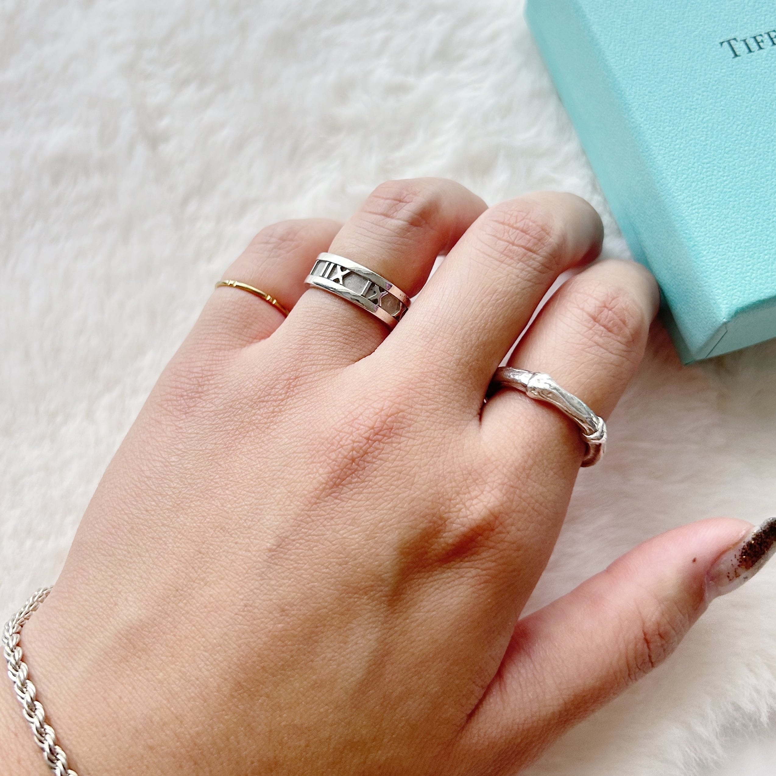 TR7023】Tiffany&Co. atlas ring/silver925/ティファニー/リング