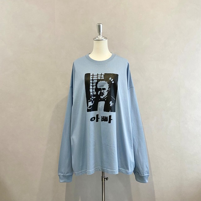 「お父ちゃん」ビッグシルエットロングスリーブTシャツ【Yuki Horimoto】