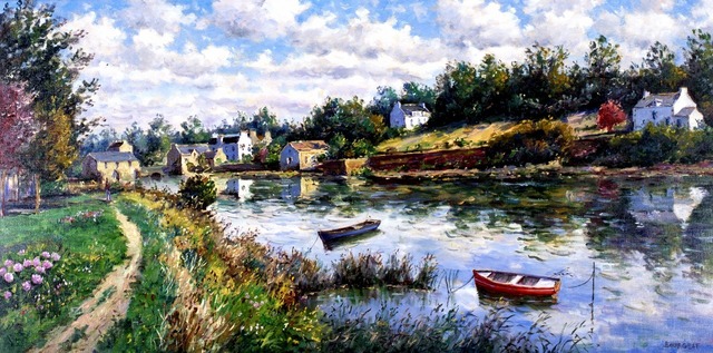 ブルターニュの川辺 | bord du Goyen en Bretagne