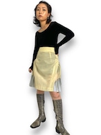 “TOGA” shear pleated skirt