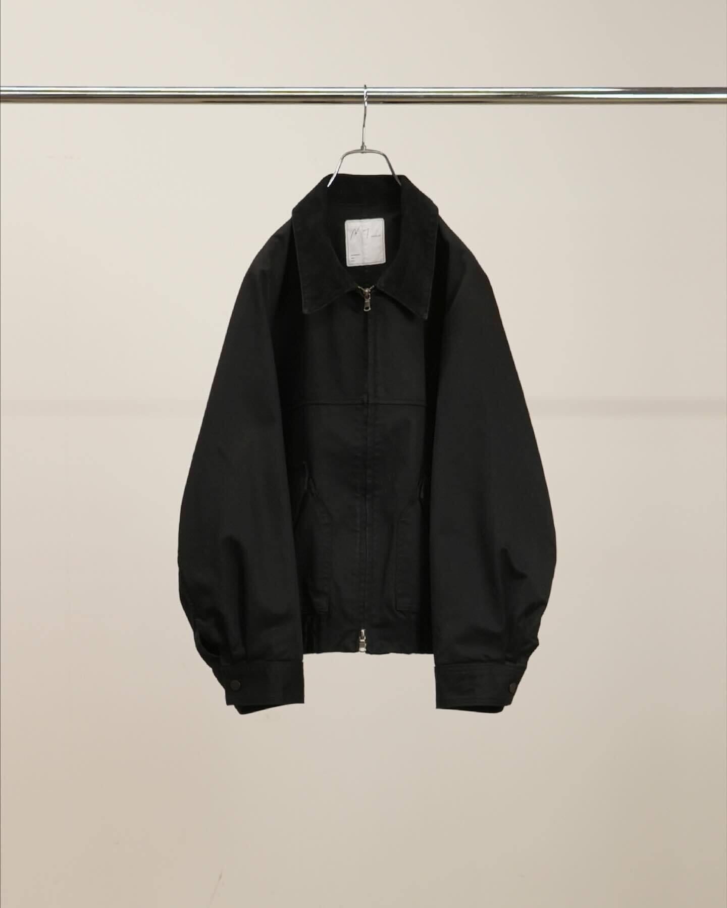 26SS】ANCELLM ZIP BLOUZON(BLACK) ANC-JK73 | IAAAM ONLINE STORE