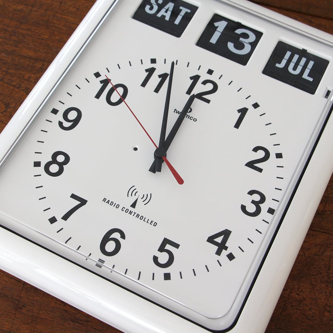 Twemco Radio Control Calendar Clock #RC-12A 