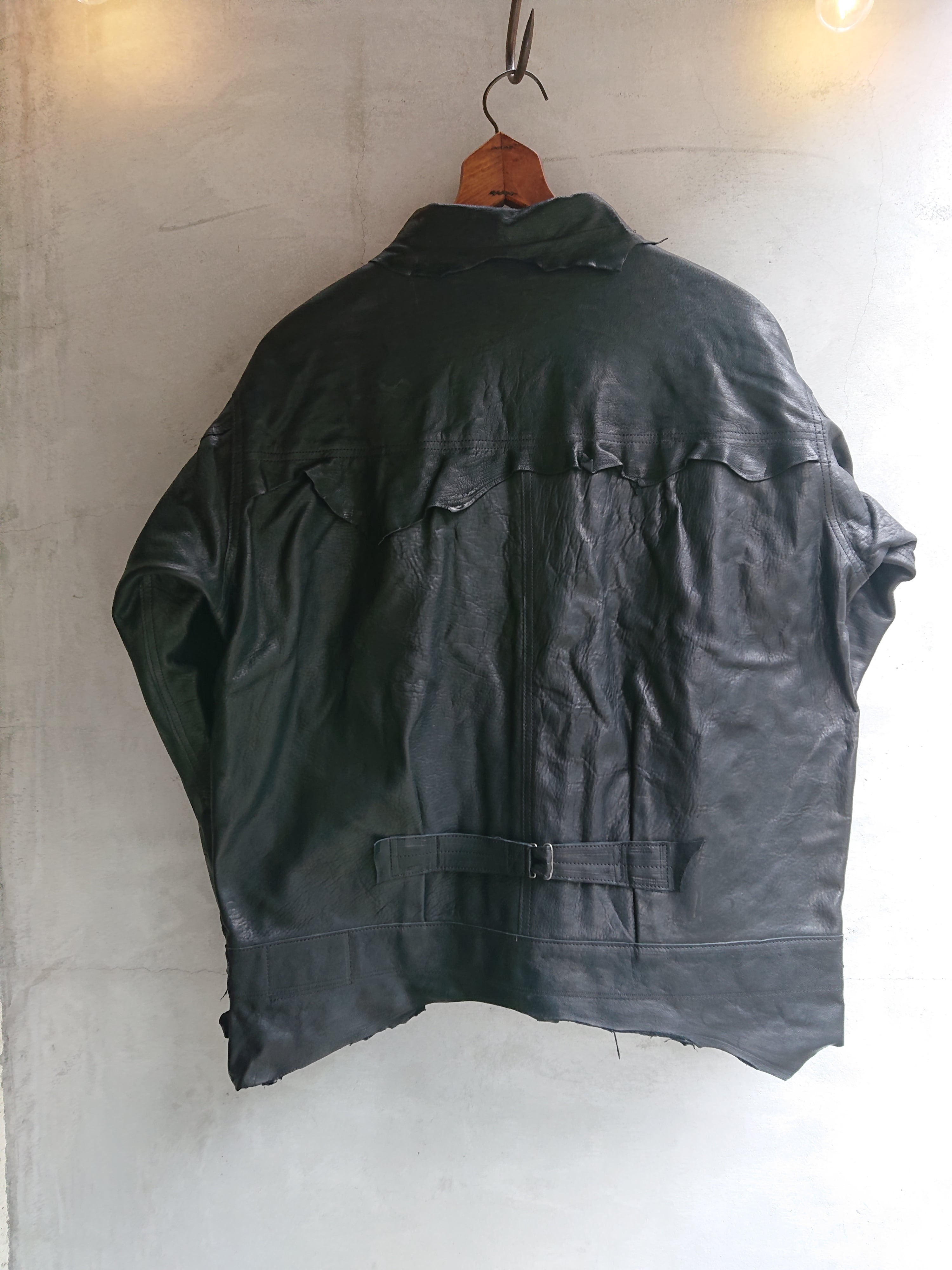 GOODKARMA DEVELOPMENT. Leather Blouse 