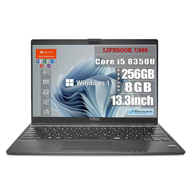 整備済み品】 富士通ノートパソコンoffice搭载 windows11，lifebook