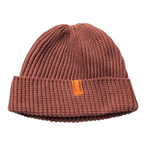 【TIGHTBOOTH】TAG WATCH CAP (Old Rose)〈国内送料無料〉