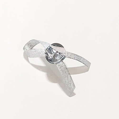 巾着タイプ向けリボンSilver