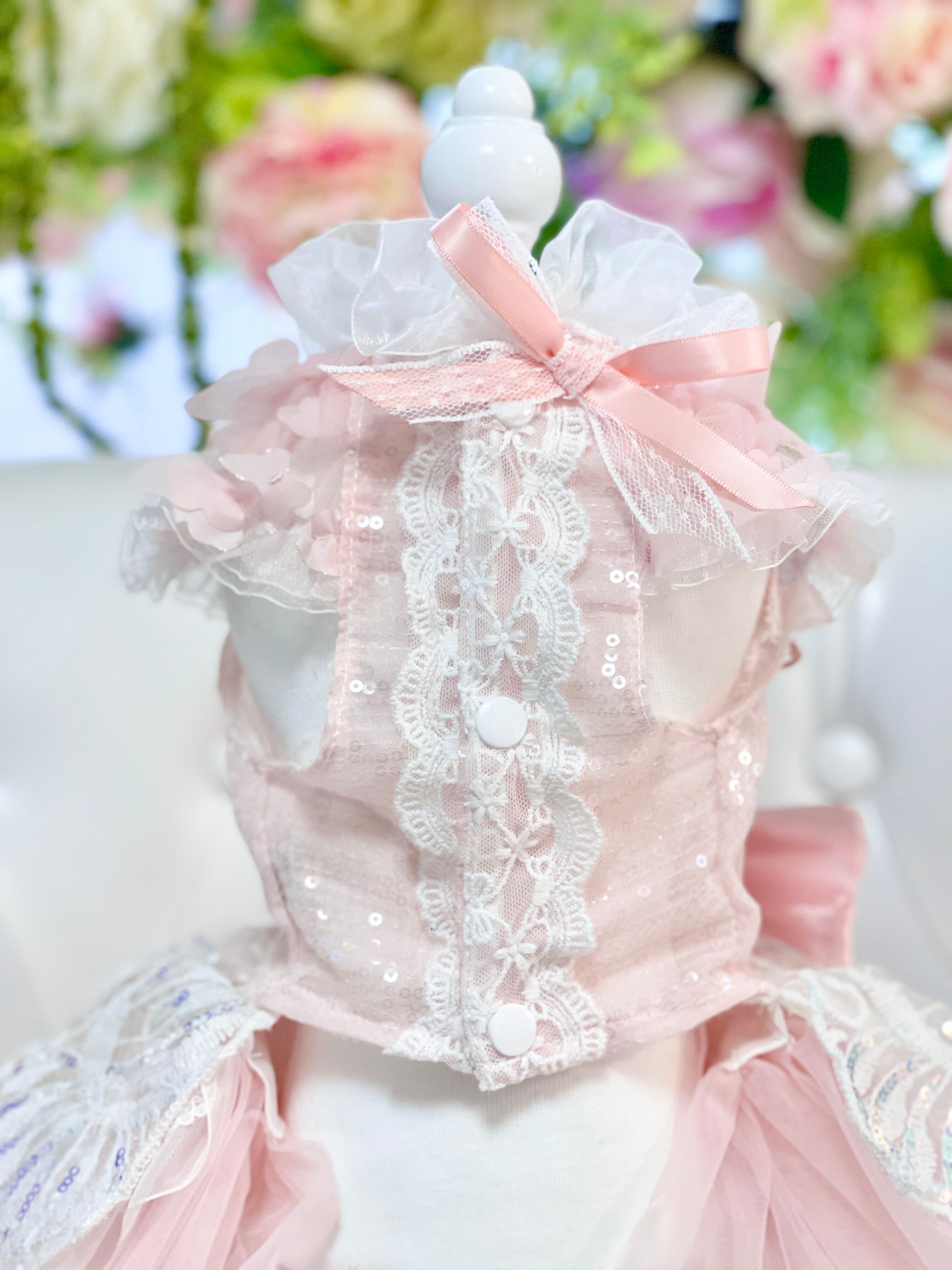 即納 夏仕様キラキラシェルワンピース プチプラでも可愛い愛犬のお洋服通販 Sunnysevenpet