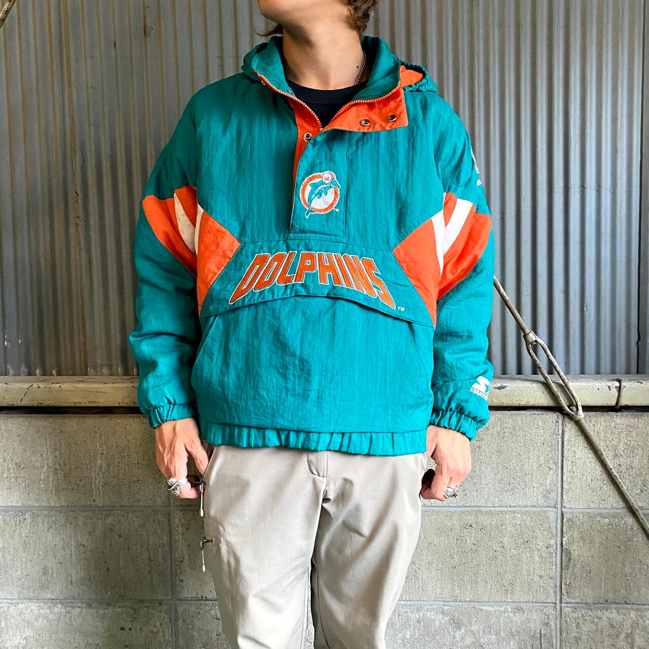 激レア】スターター☆中綿入りナイロンジャケット マイアミ  