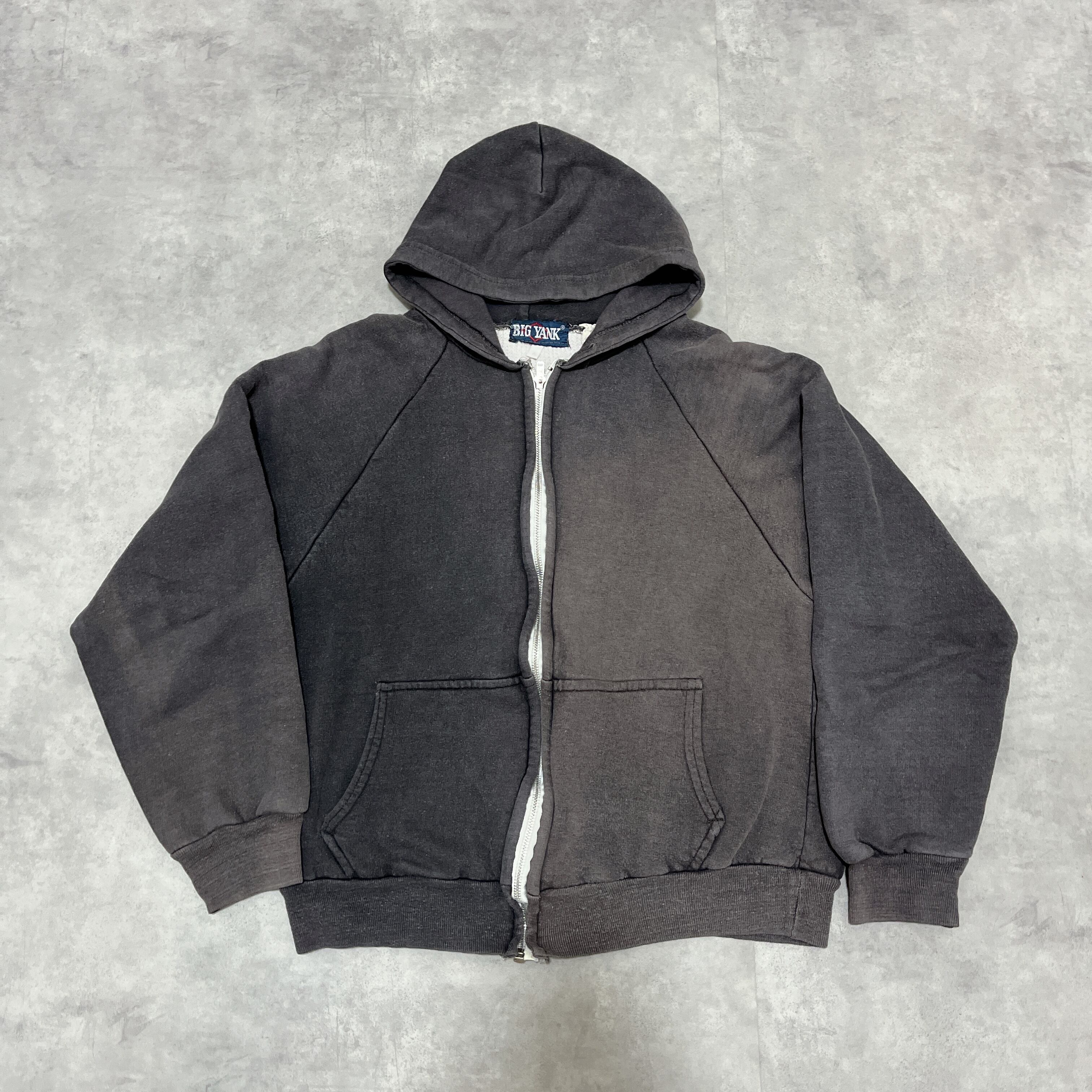 90～00s OLD STUSSY/Half zip Hoodie/China製/紺タグ/L/ハーフジップ
