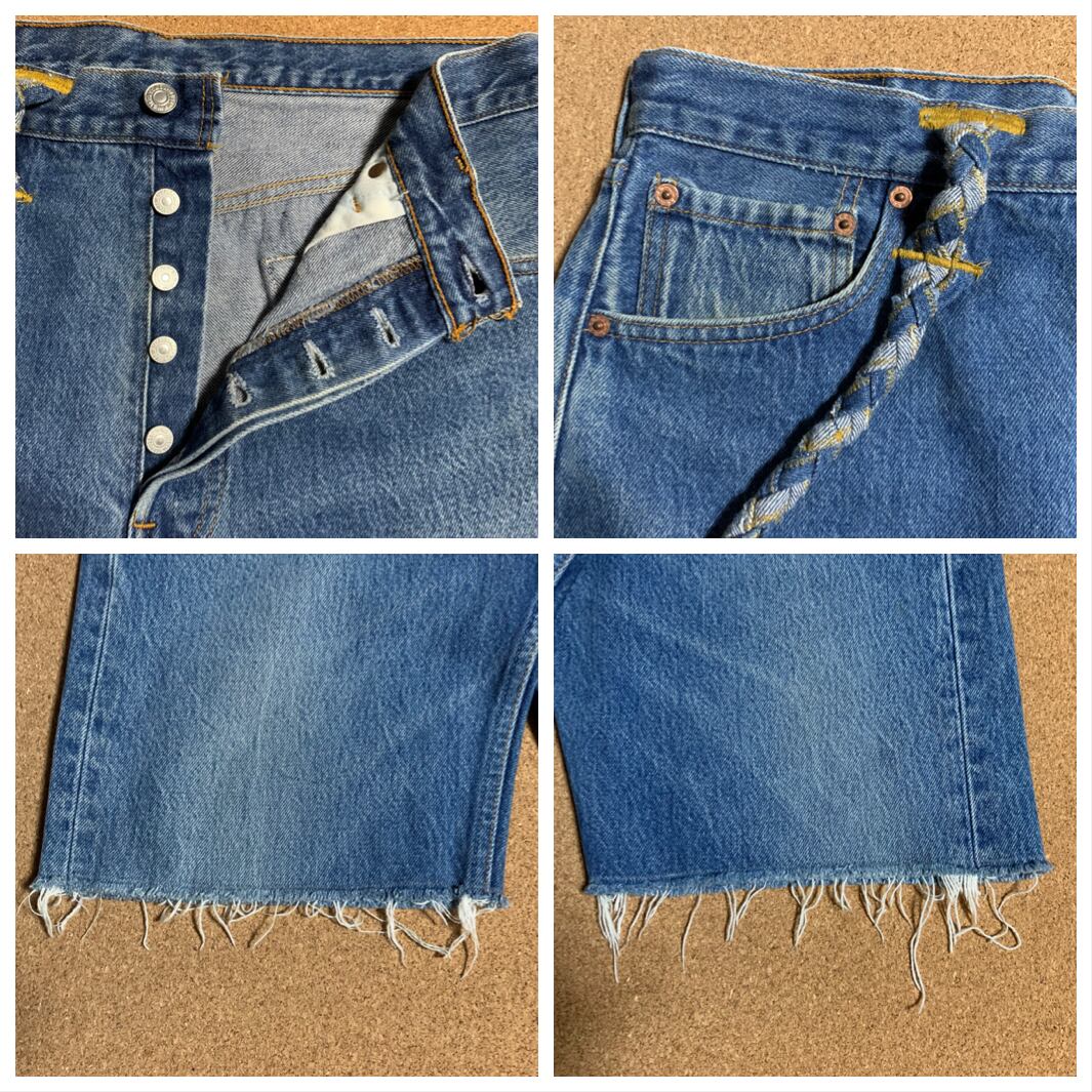 古着】Levi's 501xx カットオフデニムショートパンツ ウォレット 古着】Levi's 501xx カットオフデニムショートパンツ ウォレット